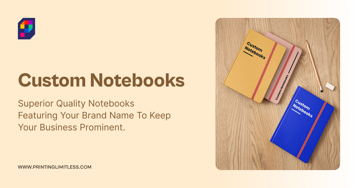 Notebook Customisation Sample Custom Notebooks | Personalized Writing Pads