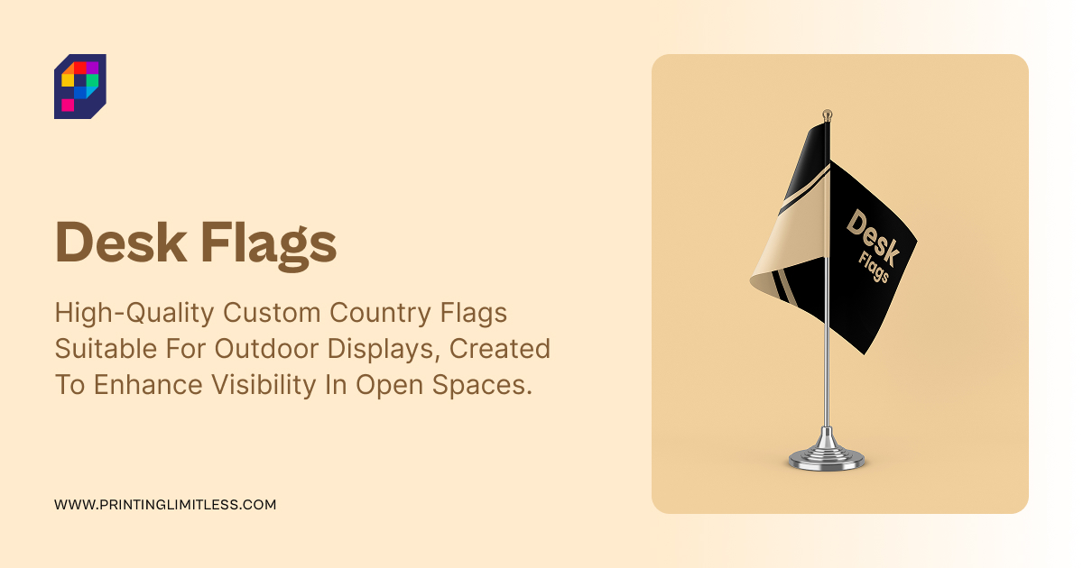 Custom Desk Flags Types Shop Custom Table Flags | Buy Personalized Desk Flags for Events