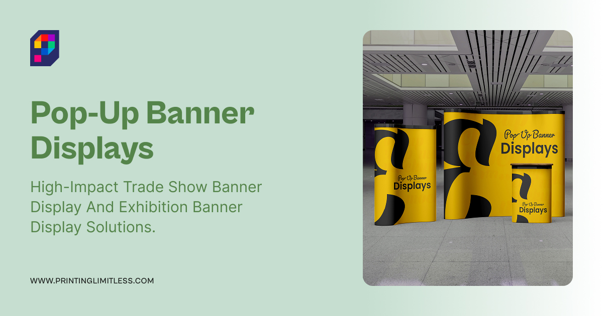 Pop-Up Banner Display | Pop Up Straight Display & Backdrops