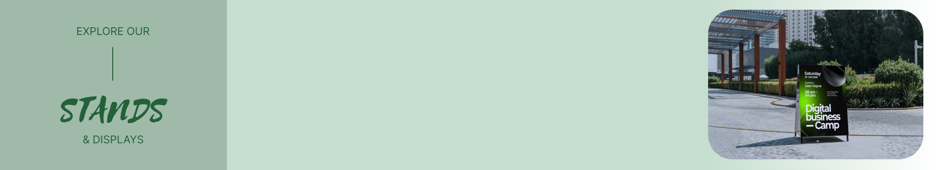 Frames & Sidewalk Signs