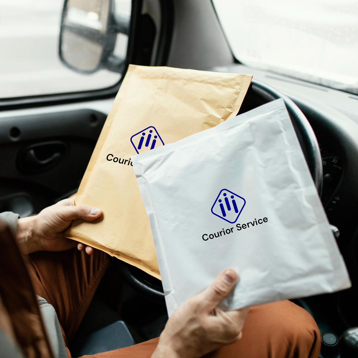 courier packing bags